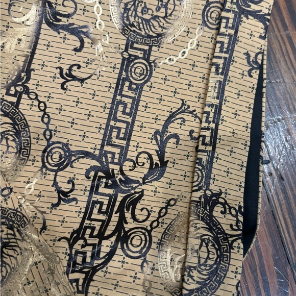 Chuxx Mens Short Sleeve Versace & Givenchy Inspired Button Down Italian Sz Xl - Picture 5 of 6